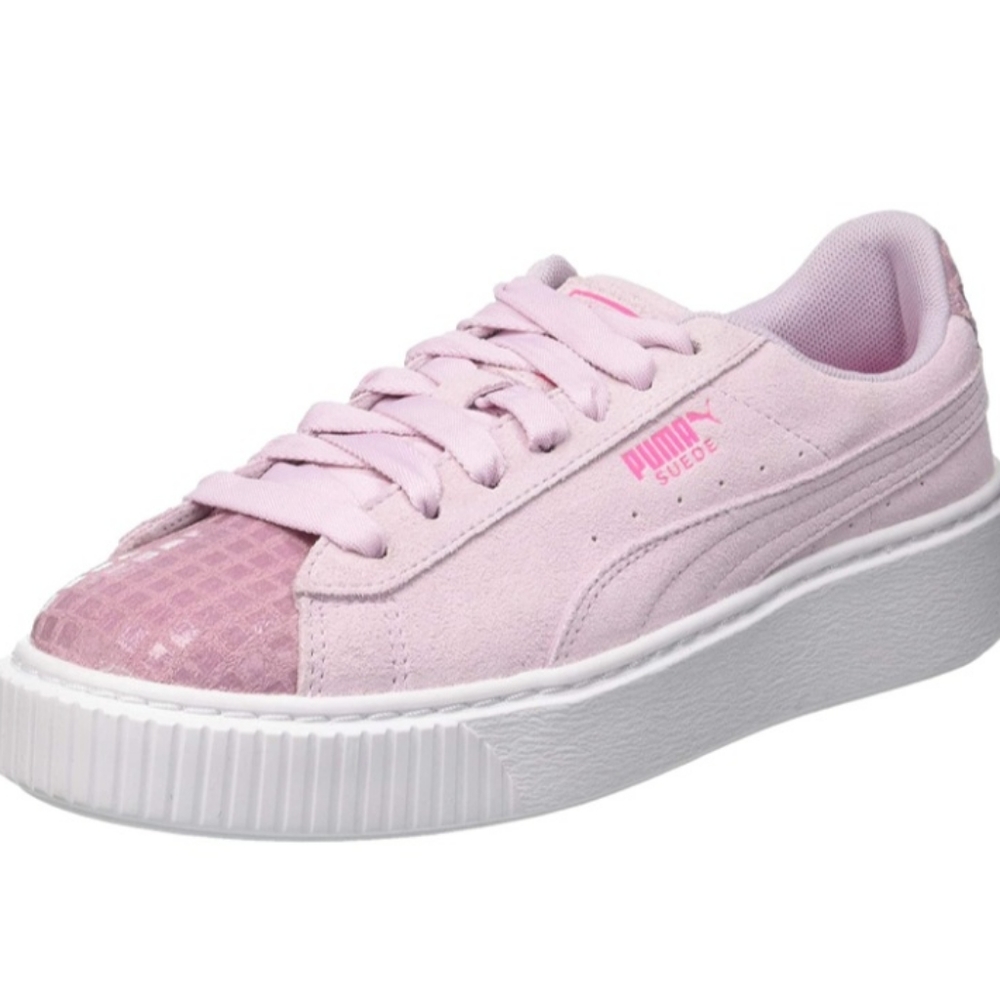 Puma Suede Platform Winsome Lowtop Sneaker Shoe Size 7 Lilac Orchid